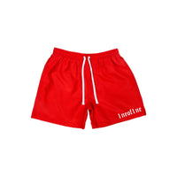 Red 1NEOF1NE Nylon Shorts