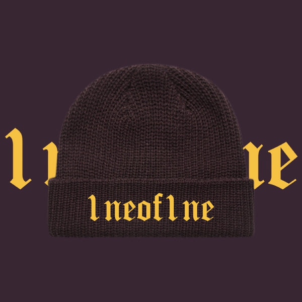 PLUM 1NEOF1NE CABLE BEANIE